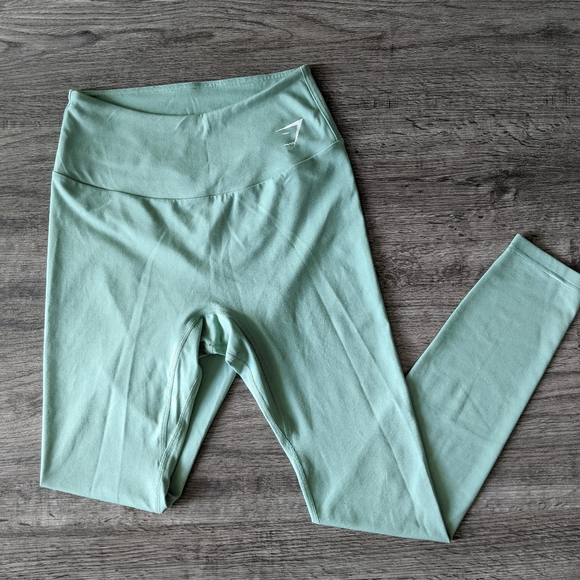 Green Gymshark Training Leggings M - Picture 8 of 10